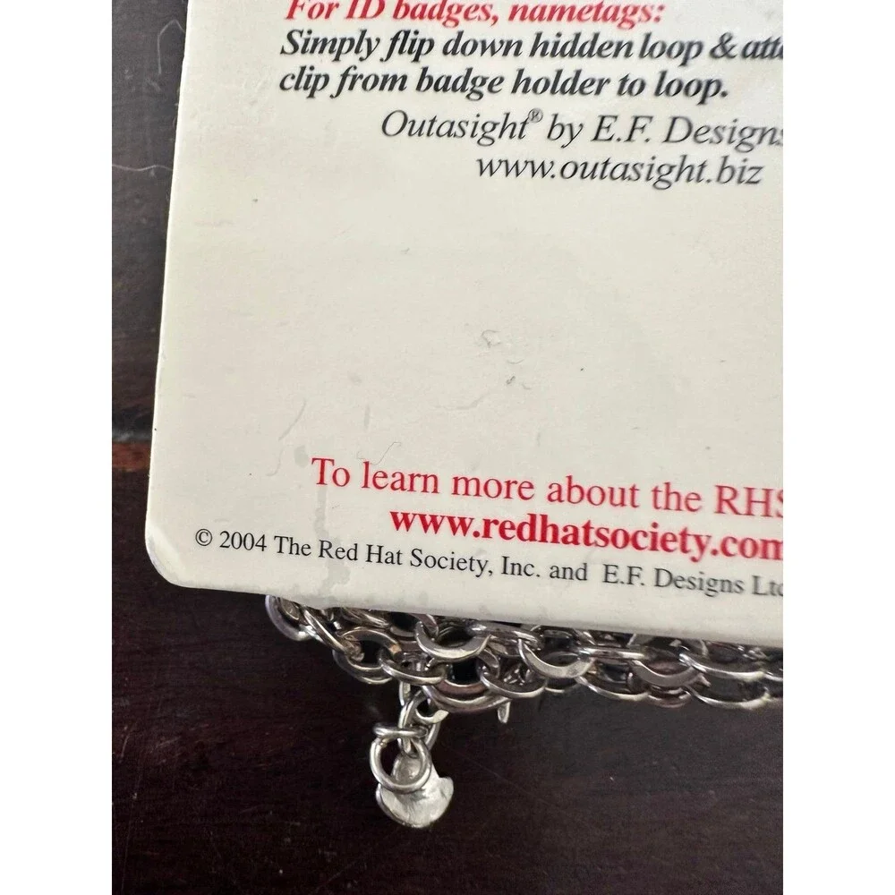 Red Hat Society Brooches/GlassesHolder ,Necklace (3)